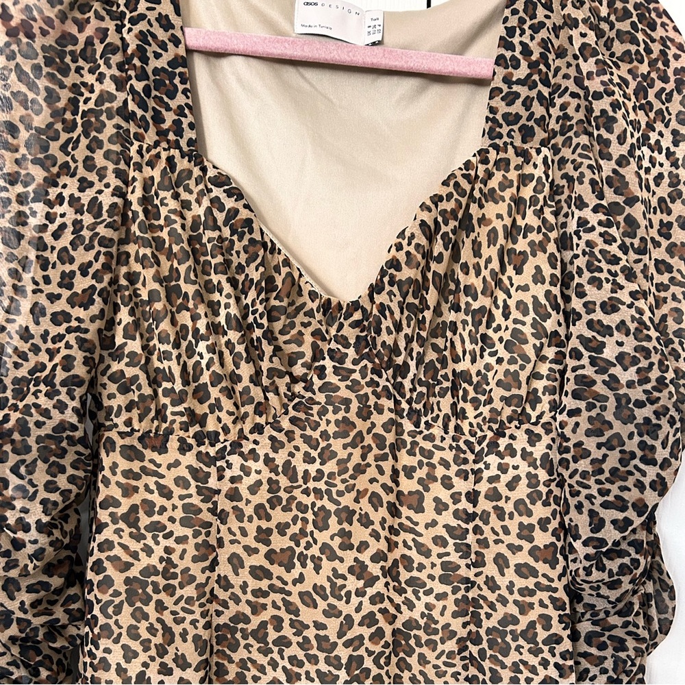 ASOS Leopard Print Dress - Picture 4 of 4
